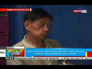 Albularyo sa Pangasinan, arestado dahil umano sa panloloko gamit ang pekeng gold bar