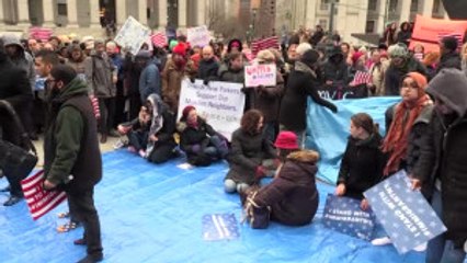 New York'da Trump Karşıtı Gösteri