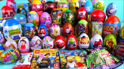 100 Surprise Eggs Compilation with 100+ Surprise Toys Kinder Surprise