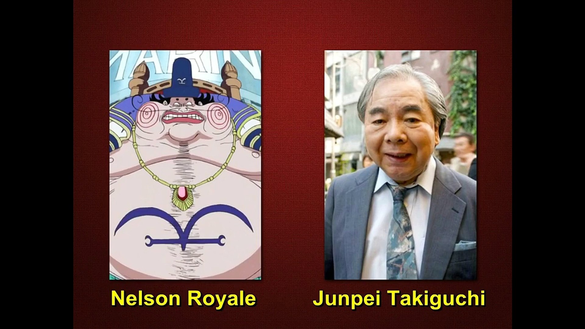 ⁣Ван Пис - актеры озвучивавшие персонажей #2