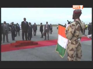 Le président de la république a regagné Abidjan apres un  brèf sejour au Nigeria et au Togo