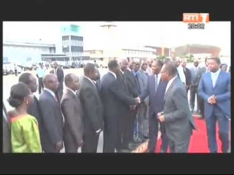 Visite d'amitié: Le Président de la république Alassane Ouattara est arrivé à Lomé au Togo