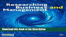 Download [PDF] Researching Business and Management: A Roadmap For Success Online Ebook