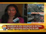 UB: Karamihan sa mga nasunugan sa Maynila, sa tabing-kalsada nagpalipas ng gabi