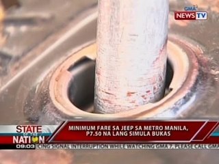 SONA: Minimun fare sa jeep sa Metro Manila, P7.50 na lang simula bukas