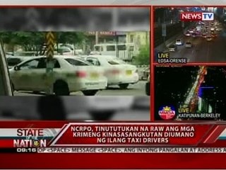 SONA: NCRPO, iminungkahing magkaroon ng ID system para sa mga taxi driver