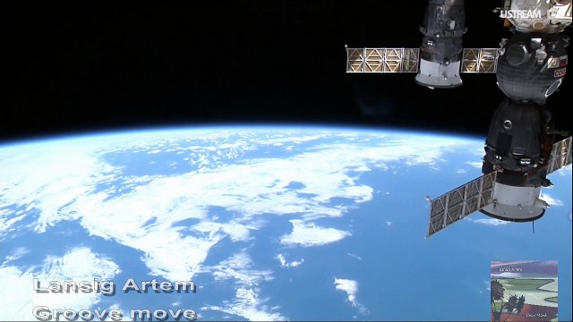 La Terre vue en direct de l'espace ISS - Musique de Lansig Artem LaRPV.tv