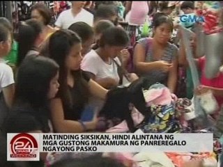 24 Oras: Mga mamimili, siksikan na sa Divisoria