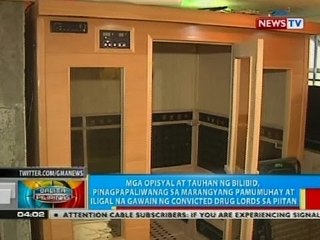Mga opisyal ng Bilibid, pinagpapaliwanag sa marangyang pamimuhay ng convicted drug lords sa piitan