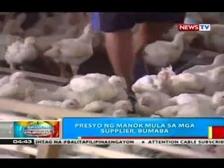 BP: Presyo ng manok mula sa mga supplier, bumaba