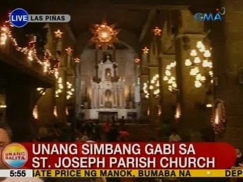 UB: Unang Simbang Gabi sa St. Joseph Parish Church sa Las Piñas