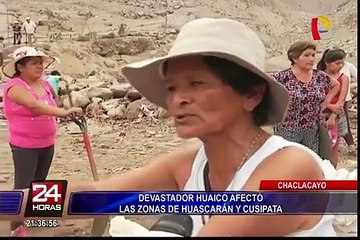 Chaclacayo: nuevo huaico afectó las zonas de Huascarán y Cusipata