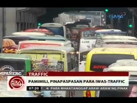 24 Oras: Pamimili sa malls, pinapaspasan para iwas-traffic