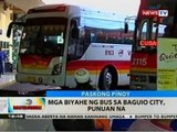 BT: Mga biyahe ng bus sa Baguio City, punuan na