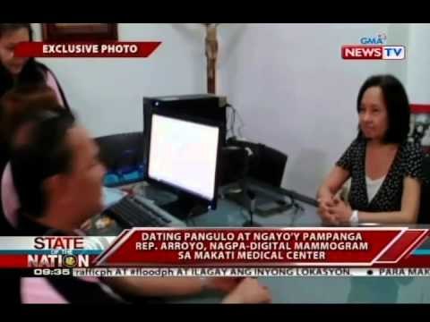 Dating pangulo at ngayo'y Pampanga Rep. Arroyo, nagpa-digital mammogram sa Makati Medical Center