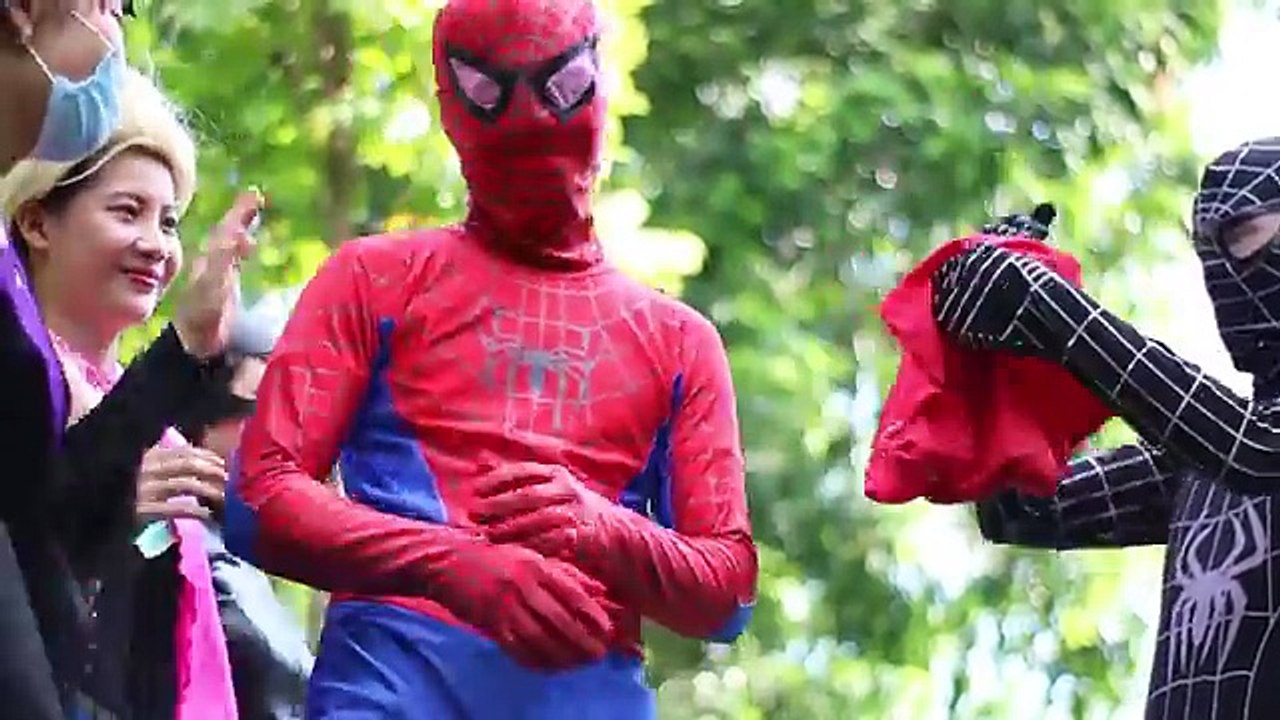 Spiderman Vs Flozen Elsa In Realife ! Cat , Maleficent Fight Anna - Funny SupperHero  ) #Superman #2