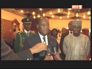 Lagos: le président de la république SEM Alassane Ouatta a entamé une visite de travail et d'amitié