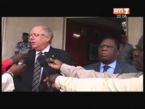 Youssouf Bakayoko, president de la CEI a reçu le directeur général des Elections du Quebec