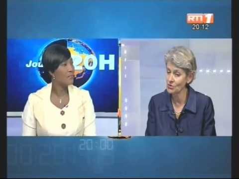 Irina Bokova, directrice générale de l'UNESCO, invitée du Journal Télévisé