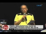 24Oras: PNoy, nagpaalala sa mga kabataan sa paggamit ng social media