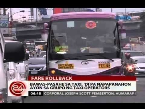 24Oras: Bawas-pasahe sa taxi, 'di pa napapanahon ayon sa grupo ng taxi operators