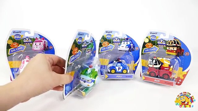 TOYS FOR KIDS VIDEO: Robocar Poli Toys Review Poli and Amber