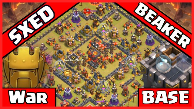 Clash Of Clans | BEST TOWN HALL 10 War Base 2017 | CHAMPION LEAGUE TH10 Defense Base 2017 - SXED BEAKER [SCHOOLOFCLASH]