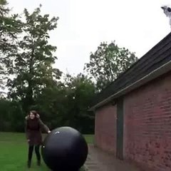 epic fail with big ball STUPID not funny video - YouTube