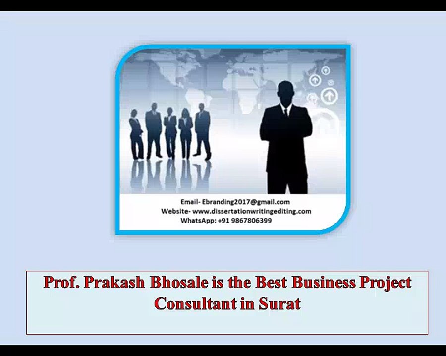Prof. Prakash Bhosale is the Best Business Project Consultant in Surat