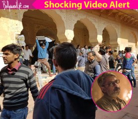 Sanjay leela bhanshali BEATEN by peoples and  breaks all the stuffs and SET of PADMAWATI.