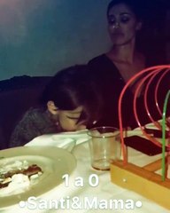 The behavior of the Argentinean Belen Rodriguez playmate with his son who has shocked 2017