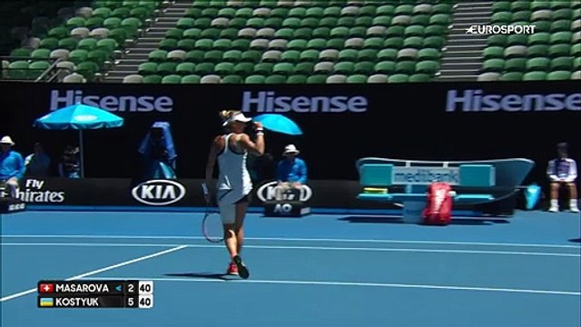 Avustralya Açık Junior Kızlar Finali: Rebeka Masarova - Marta Kostyuk (Özet)