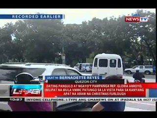 NTVL: Gloria Arroyo, inilipat na sa La Vista para sa kanyang 4-day Christmas furlough