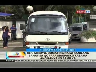 Rep. Arroyo, dumating na sa kanilang bahay sa QC para mag-Pasko kasama ang kanyang pamilya