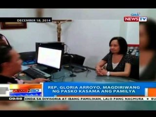 NTG: Rep. Gloria Arroyo, magdiriwang ng Pasko kasama ang pamilya