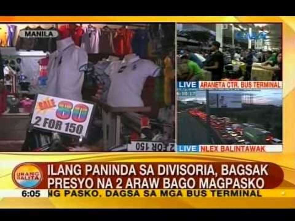 UB: Ilang paninda sa Divisoria, bagsak presyo na 2 araw bago magpasko