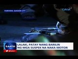 Saksi: Dating tagapagsalita ng Pasang Masda, patay nang barilin ng mga suspek na naka-motor