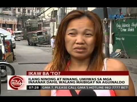 24 Oras: Ilang ninong at ninang, umiiwas sa mga inaanak dahil walang maibigay na aguinaldo