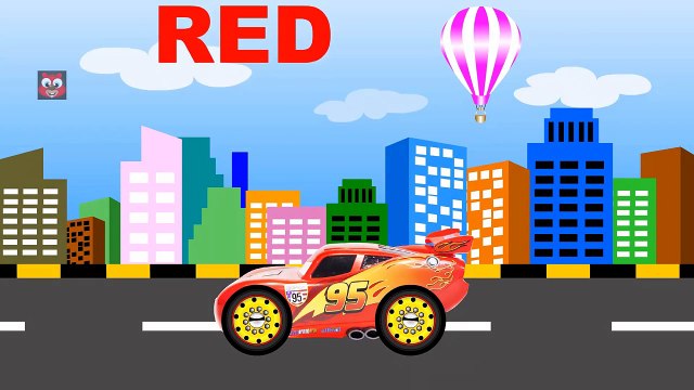 Learn Colors with Disney Cars Lightning McQueen for Kids | Cars Cartoon Videos 4K