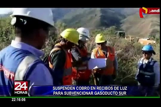 Suspenden cobro en recibos de luz para subvencionar Gasoducto Sur