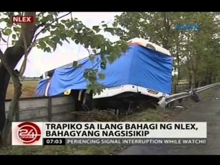 24 Oras: Apat na sasakyan, nagkarambola sa gitna ng ulan