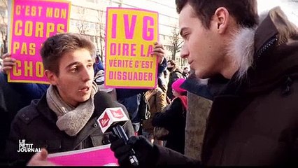 Que préconisent les manifestants contre l'IVG pour ne pas avoir à avorter ? "Le Petit Journal" a récolté les réponses !