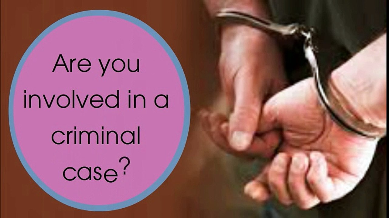 Get professional support to deal with criminal case