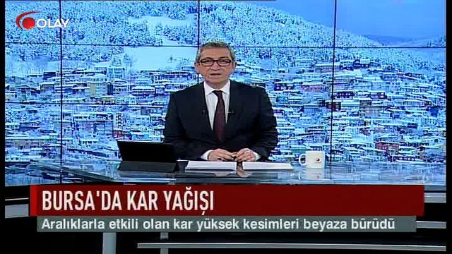 Bursa'da kar yüksek kesimleri beyaza bürüdü (Haber 27 01 2017)