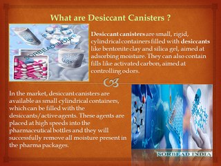 Desiccant Canister for moisture absorber