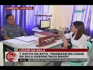 24 Oras: 7-anyos na bata, tinamaan ng ligaw na bala habang nasa bahay sa Lumban, Laguna