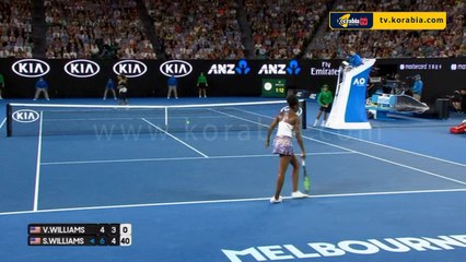 ملخص مباراه التنس الرائعه ..فينوس ويليامز VS سيرينا ويليامز.. نهائى بطوله استراليا