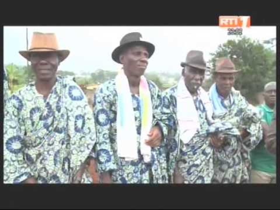 Guillaume Soro pose la première pierre du siège de la chefferie traditionnelle de Gagnoa