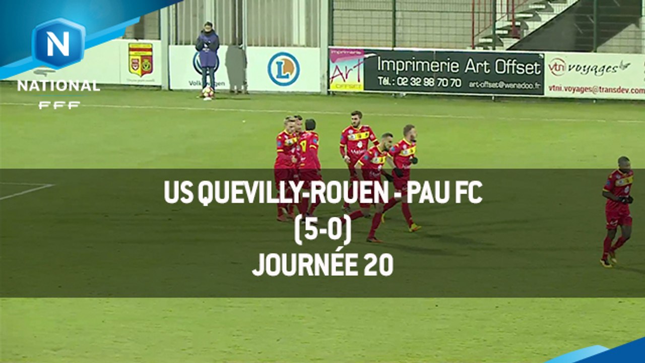 J20 : US Quevilly-Rouen - Pau FC (5-0), le résumé
