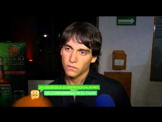 Julián ¿deprimido por salud de Joan Sebastián?